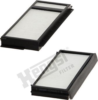 Hengst Filter E2970LI-2 - Фильтр воздуха в салоне autospares.lv