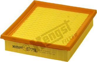 Hengst Filter E775L - Воздушный фильтр, двигатель autospares.lv