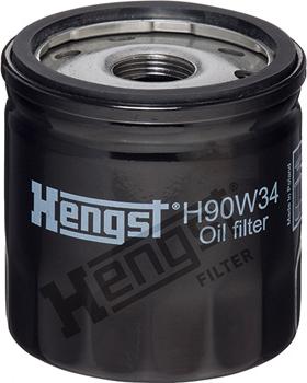 Hengst Filter H90W34 - Масляный фильтр autospares.lv