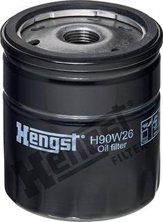 Hengst Filter H90W26 - Масляный фильтр autospares.lv