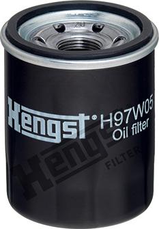 Hengst Filter H97W05 - Масляный фильтр autospares.lv