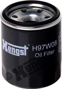 Hengst Filter H97W08 - Масляный фильтр autospares.lv