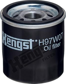 Hengst Filter H97W07 - Масляный фильтр autospares.lv