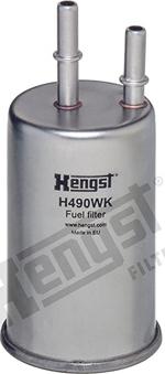 Hengst Filter H490WK - Топливный фильтр autospares.lv
