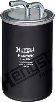 Hengst Filter H442WK - Топливный фильтр autospares.lv