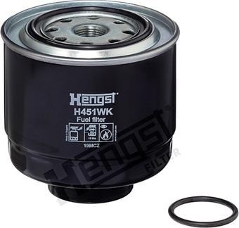 Hengst Filter H451WK - Топливный фильтр autospares.lv