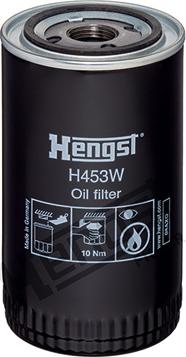 Hengst Filter H453W - Масляный фильтр autospares.lv