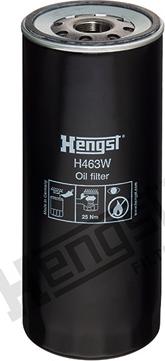 Hengst Filter H463W - Масляный фильтр autospares.lv