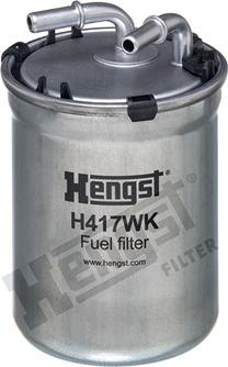 Hengst Filter H417WK - Топливный фильтр autospares.lv
