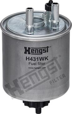 Hengst Filter H431WK - Топливный фильтр autospares.lv