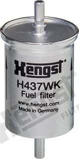 Hengst Filter H437WK - Топливный фильтр autospares.lv