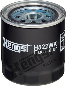 Hengst Filter H522WK - Топливный фильтр autospares.lv