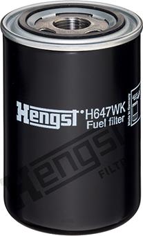 Hengst Filter H647WK - Топливный фильтр autospares.lv