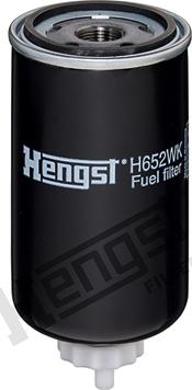 Hengst Filter H652WK - Топливный фильтр autospares.lv