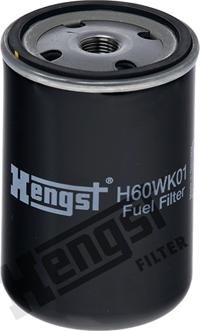 Hengst Filter H60WK01 - Топливный фильтр autospares.lv