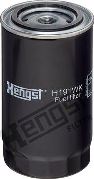 Hengst Filter H191WK - Топливный фильтр autospares.lv