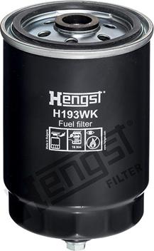 Hengst Filter H193WK - Топливный фильтр autospares.lv