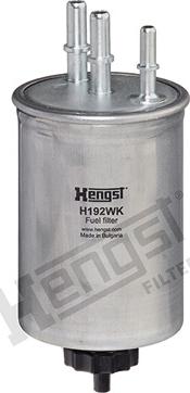 Hengst Filter H192WK - Топливный фильтр autospares.lv