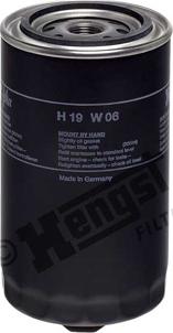 Hengst Filter H19W06 - Масляный фильтр autospares.lv