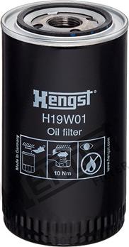 Hengst Filter H19W01 - Масляный фильтр autospares.lv