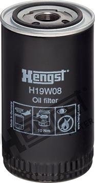 Hengst Filter H19W08 - Масляный фильтр autospares.lv