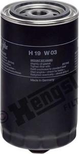 Hengst Filter H19W03 - Масляный фильтр autospares.lv