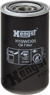 Hengst Filter H19WD05 - Гидрофильтр, автоматическая коробка передач autospares.lv