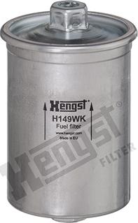 Hengst Filter H149WK - Топливный фильтр autospares.lv