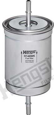 Hengst Filter H146WK - Топливный фильтр autospares.lv