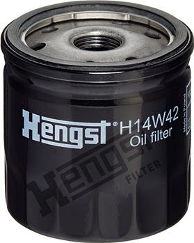 Hengst Filter H14W42 - Масляный фильтр autospares.lv