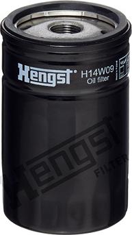 Hengst Filter H14W09 - Масляный фильтр autospares.lv