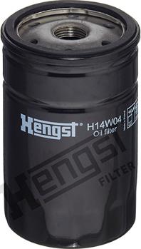 Hengst Filter H14W04 - Масляный фильтр autospares.lv