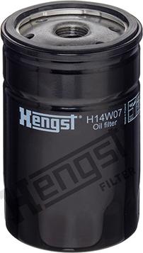 Hengst Filter H14W07 - Масляный фильтр autospares.lv