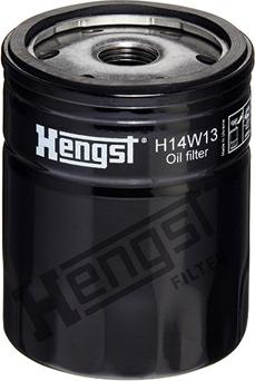 Hengst Filter H14W13 - Масляный фильтр autospares.lv