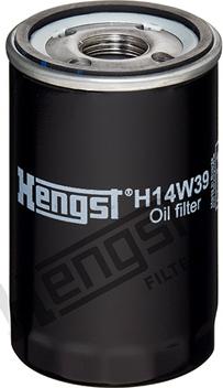 Hengst Filter H14W39 - Масляный фильтр autospares.lv