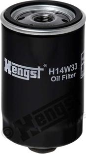Hengst Filter H14W33 - Масляный фильтр autospares.lv