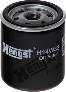 Hengst Filter H14W32 - Масляный фильтр autospares.lv
