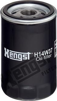 Hengst Filter H14W37 - Масляный фильтр autospares.lv