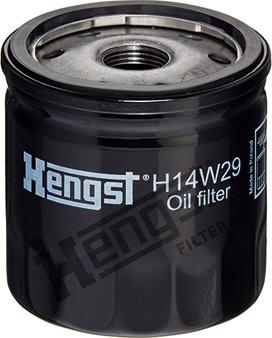 Hengst Filter H14W29 - Масляный фильтр autospares.lv