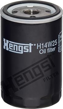 Hengst Filter H14W25 - Масляный фильтр autospares.lv