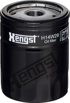 Hengst Filter H14W28 - Масляный фильтр autospares.lv