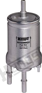 Hengst Filter H155WK01 - Топливный фильтр autospares.lv