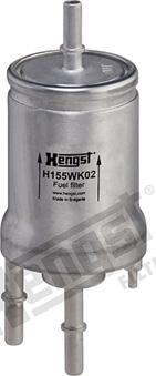 Hengst Filter H155WK02 - Топливный фильтр autospares.lv