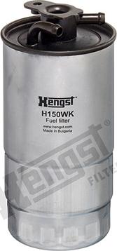 Hengst Filter H150WK - Топливный фильтр autospares.lv