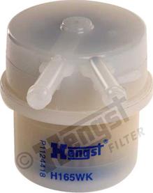 Hengst Filter H165WK - Топливный фильтр autospares.lv