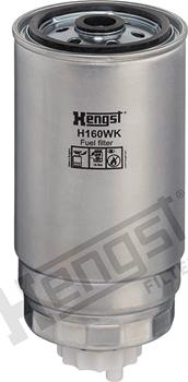 Hengst Filter H160WK - Топливный фильтр autospares.lv