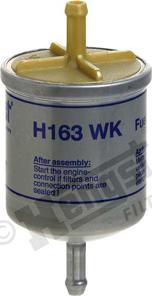 Hengst Filter H163WK - Топливный фильтр autospares.lv