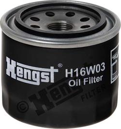 Hengst Filter H16W03 - Масляный фильтр autospares.lv