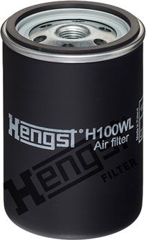 Hengst Filter H100WL - Воздушный фильтр, двигатель autospares.lv