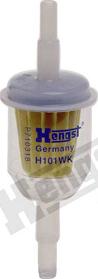 Hengst Filter H101WK - Топливный фильтр autospares.lv